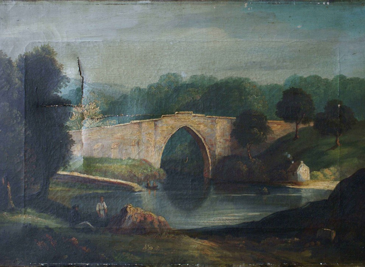 ‘Brig O’ Balgownie’ by William Purser, 1835, before treatment