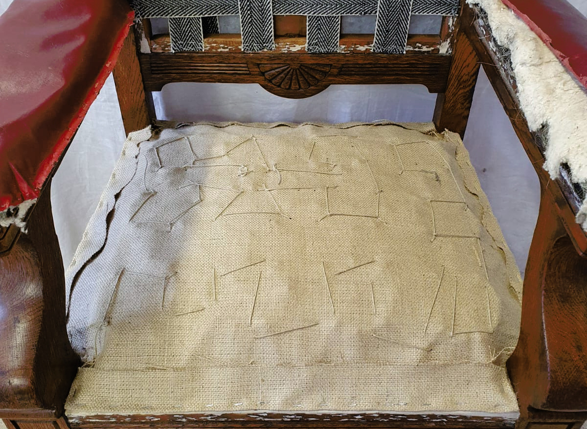 Chair conservation and re-upholstery