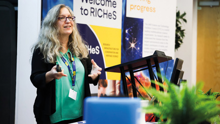 Convo5_Professor Meggen Gondek speaks at the RICHeS programme launch, outlining the vision, priorities and ambitions of the programme.jpg