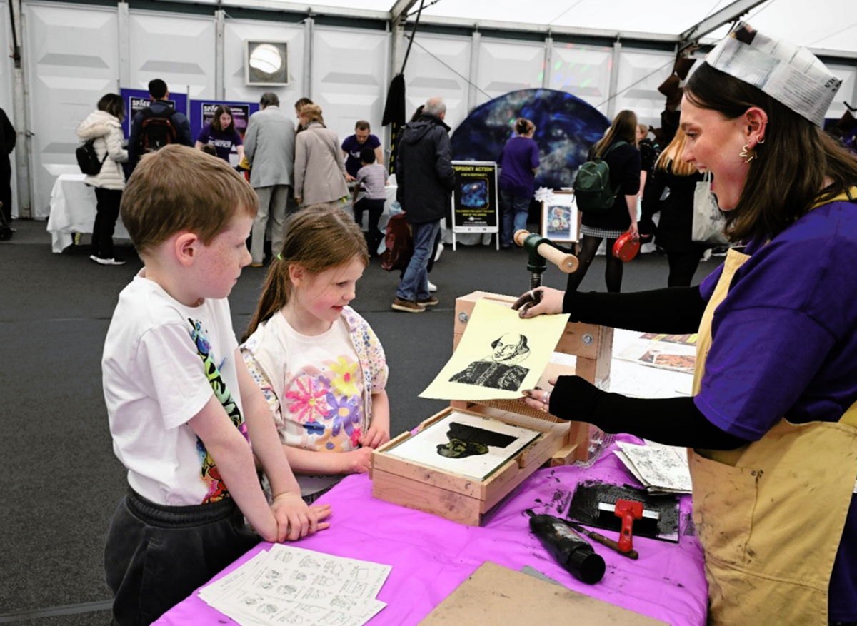 Outreach event at local science festival