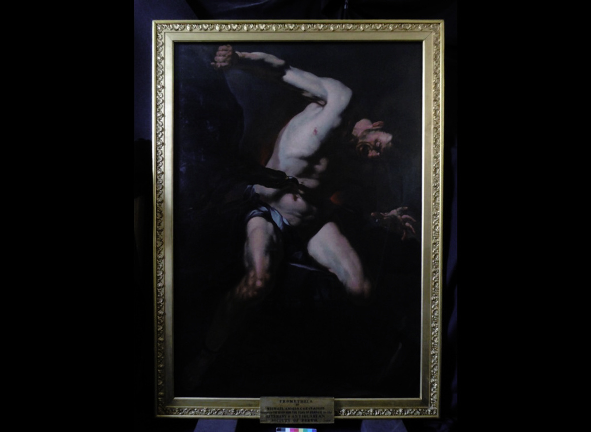 After treatment, framed