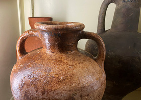 ancient clay pot detail brown ceramics archaeology.jpeg
