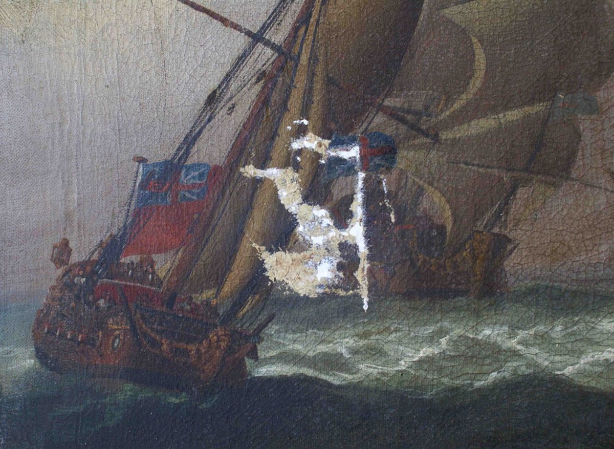 Follower of Ludolph Bakhuizen, during treatment