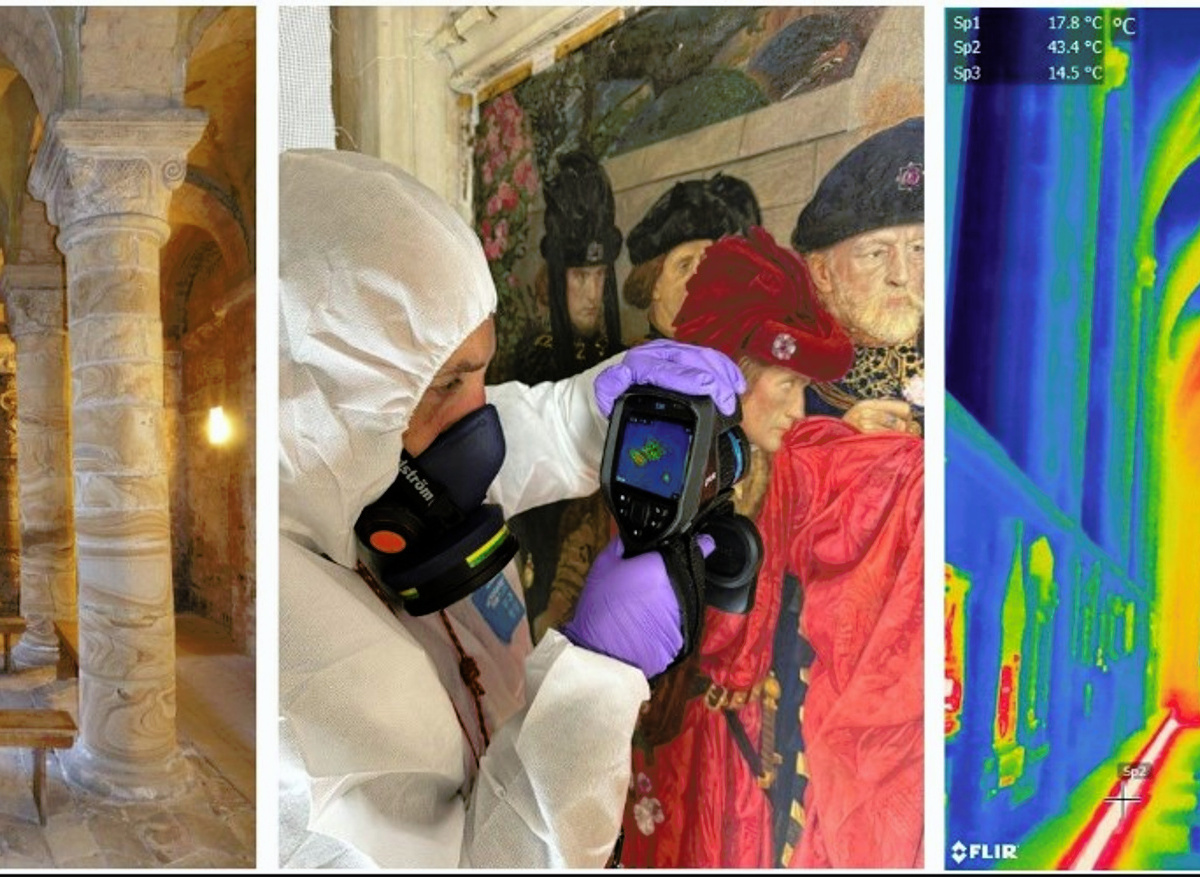 Technical investigations of stone and wall paintings