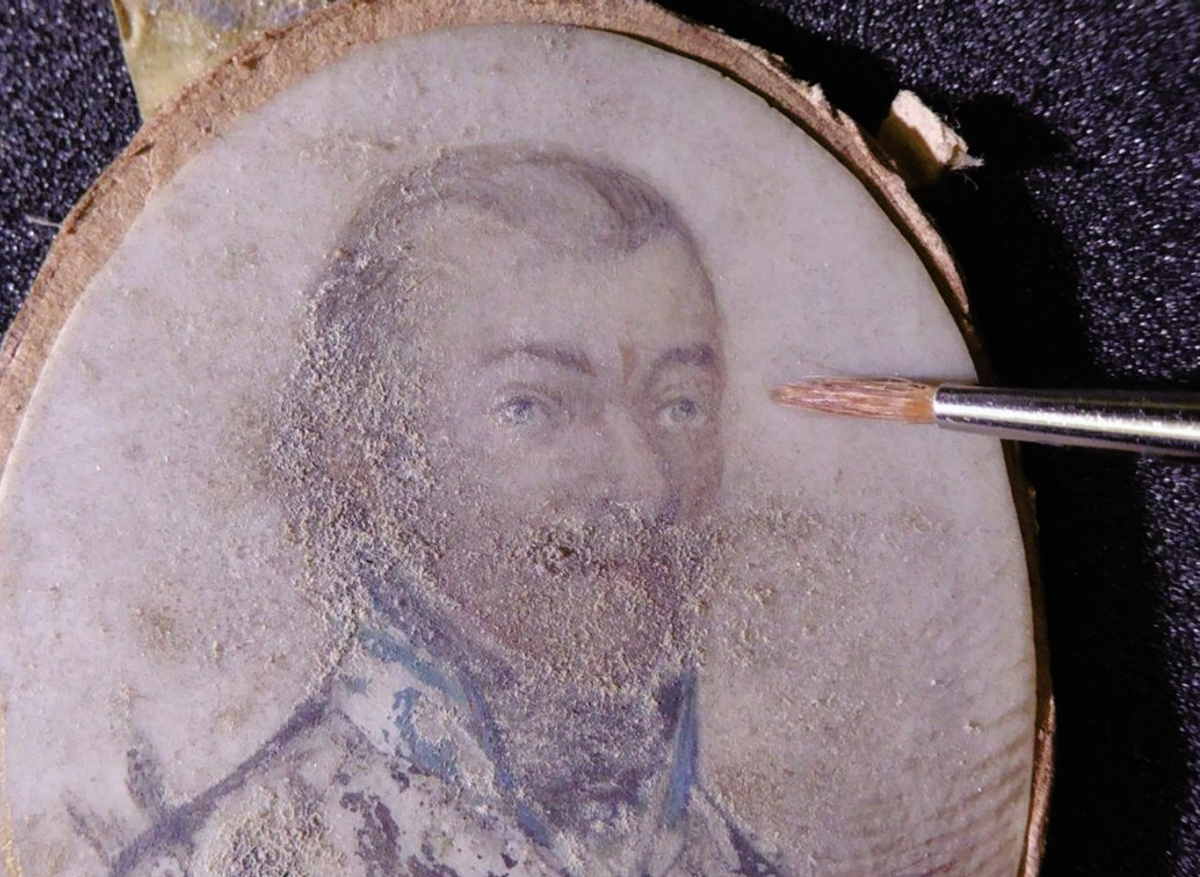 During surface cleaning