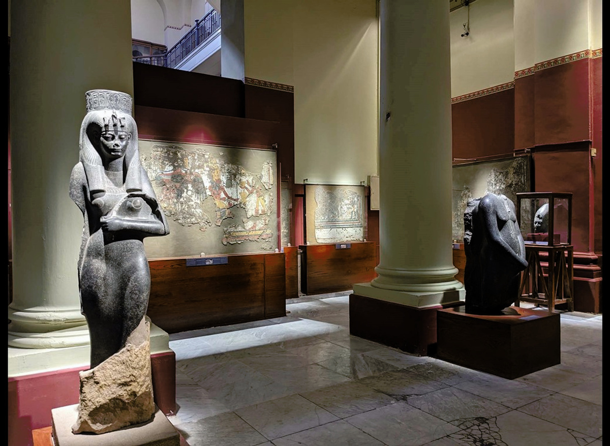 The Wadi es Sebua panels on permanent display following the conservation work