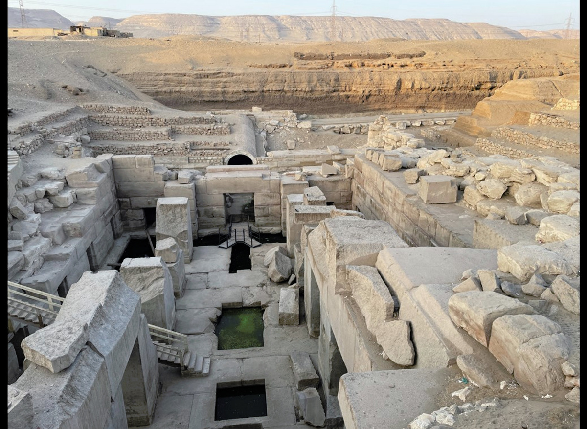 Overview of the Osireion at Abydos