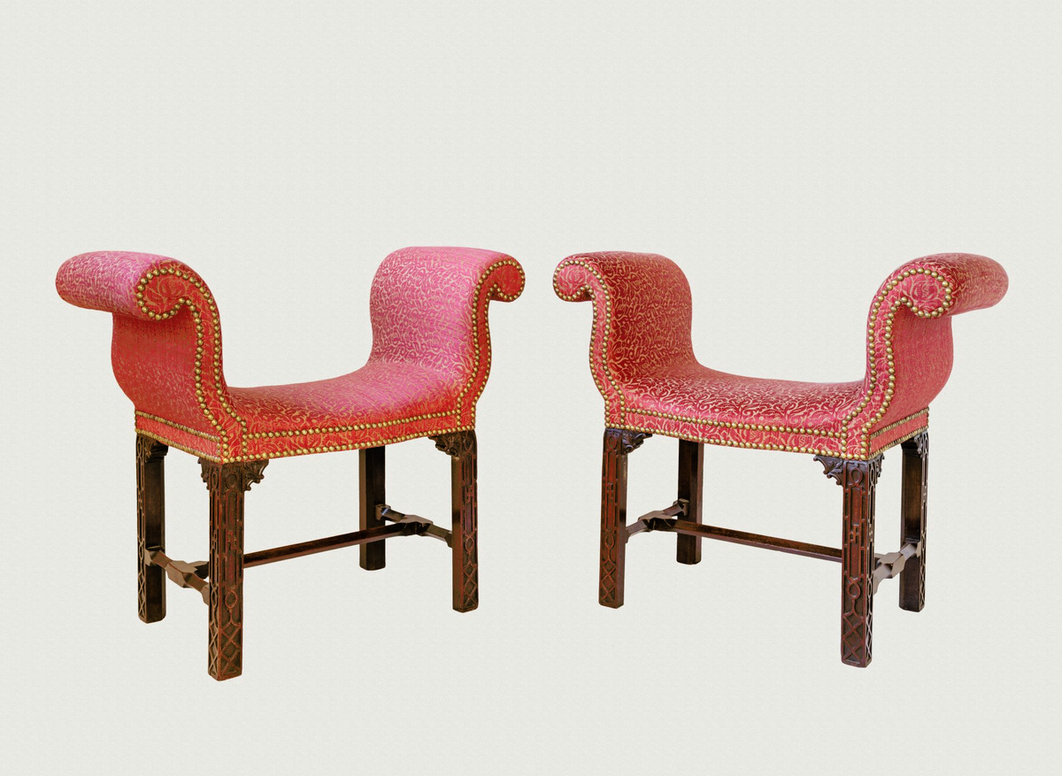 Pair of window seats, c.1755, private owner