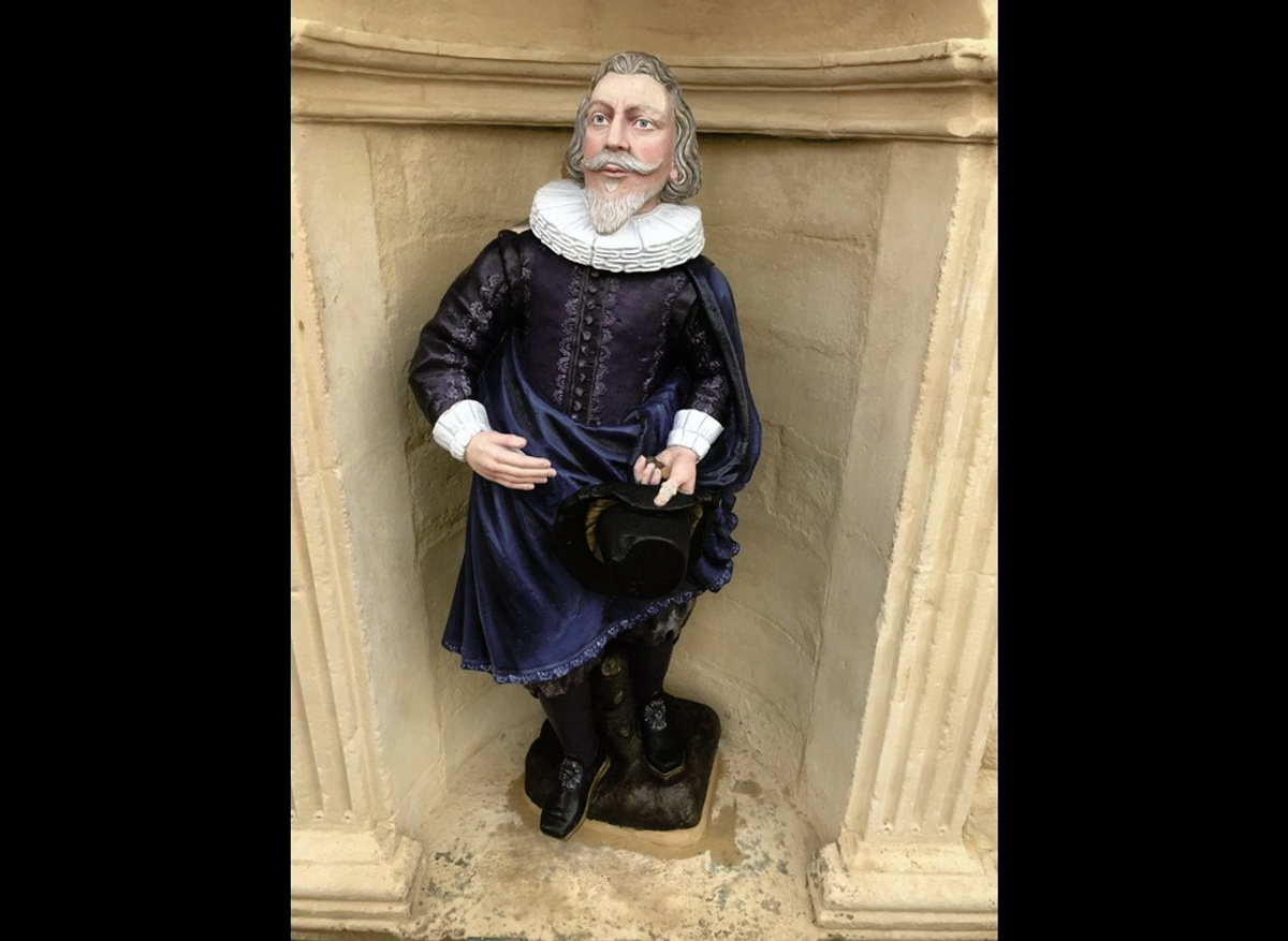 Conservation of the 1640’s Renaissance polychrome sandstone statue of John Cowane, Cowane’s Hospital, Stirling