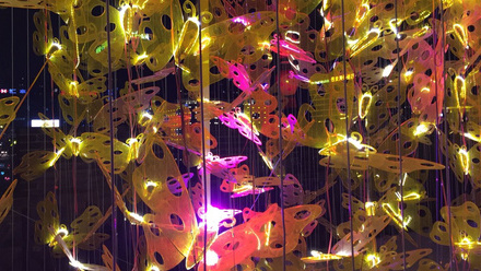 contemporary art plastic butterflies installation.jpg