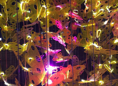 contemporary art plastic butterflies installation.jpg