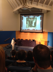 Gaël de Guichen speaking at the 17th Annual Plenderleith Memorial Lecture