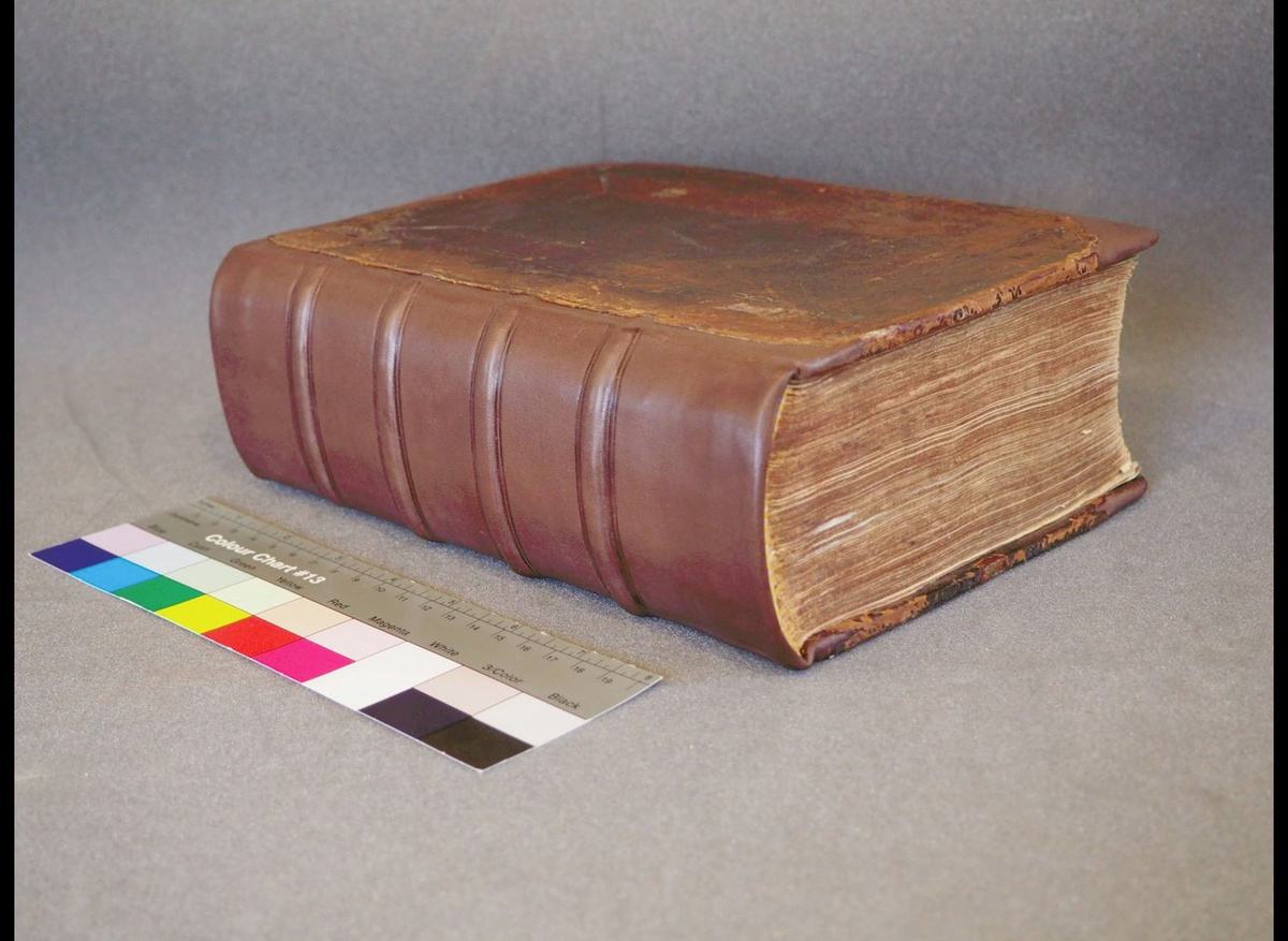 Pickering Donation Book, a compendium of four printed books – Prayers, Bible, Concordance and Psalms (1750?)