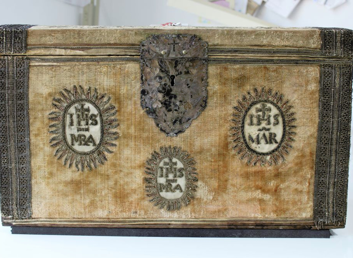 Reliquary casket after conservation - amazing mixed media project