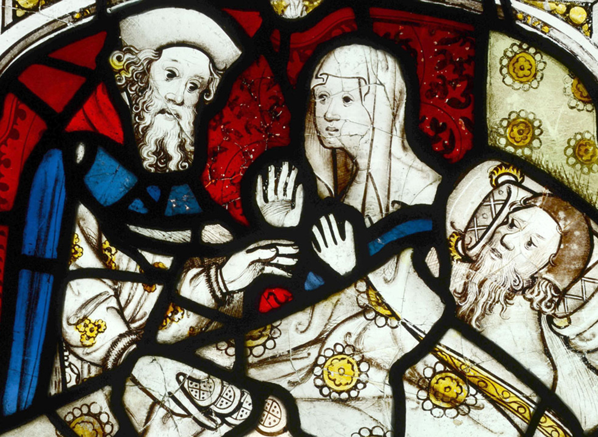 15th Century glass: All Saints Church, North Street, York 