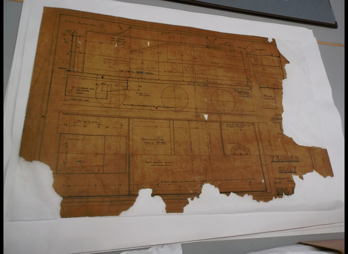 Fragile Tracings / Dargopiau Bregys, Rhyl Steam Preservation Trust. After Conservation: