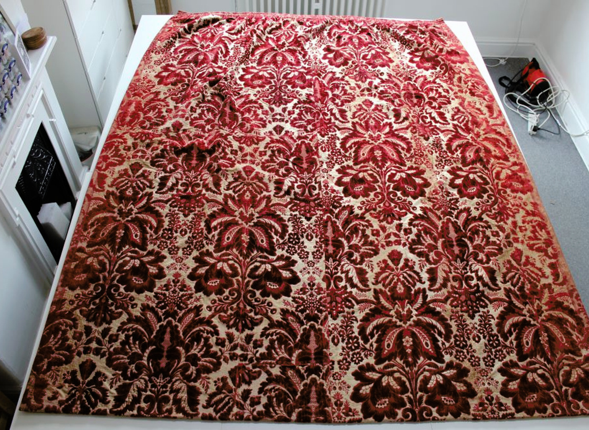 Overall of curtain 1 after conservation