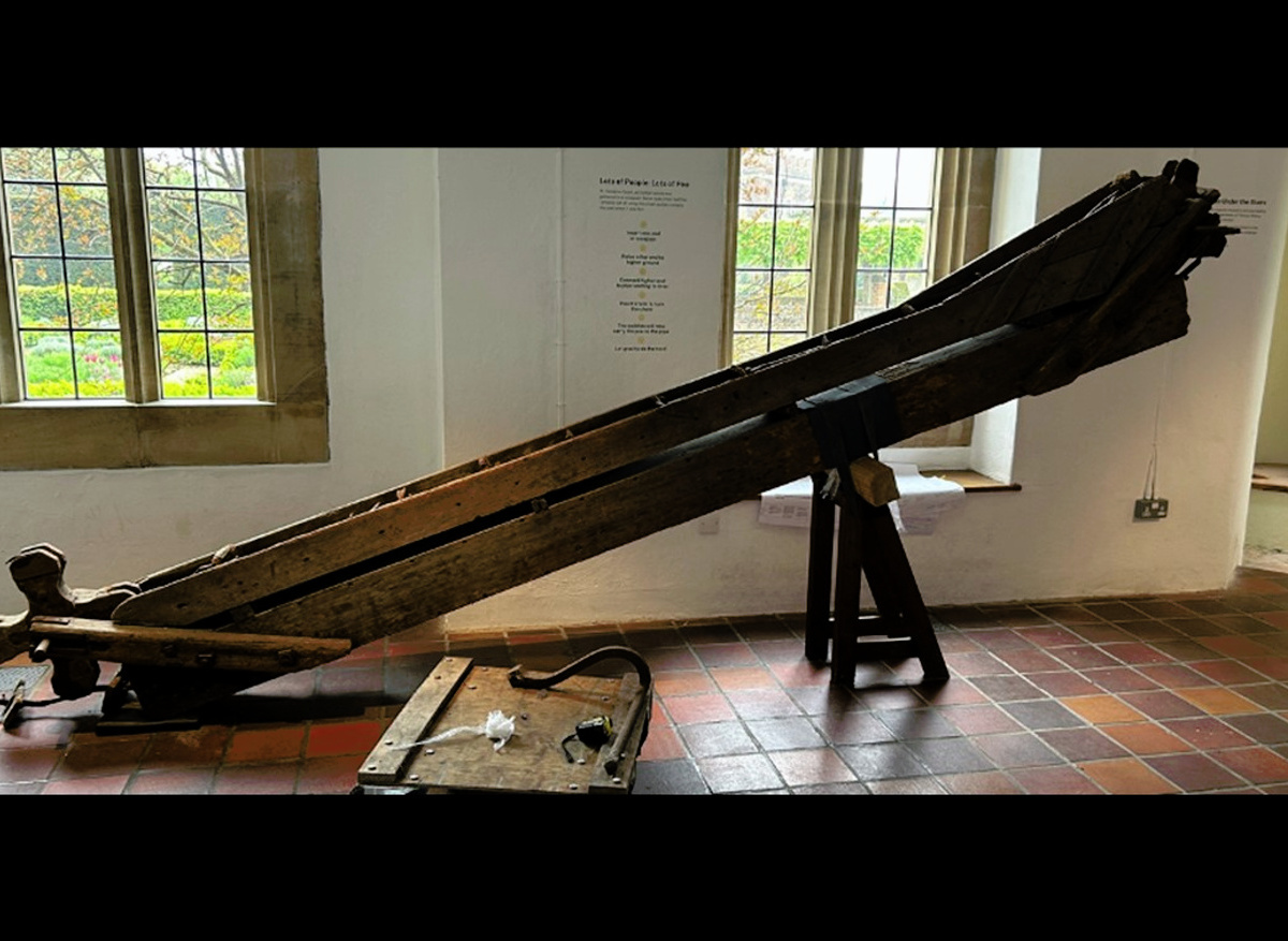 Tudor sewage pump, Hampton Court Palace, Surrey (Historic Royal Palaces)