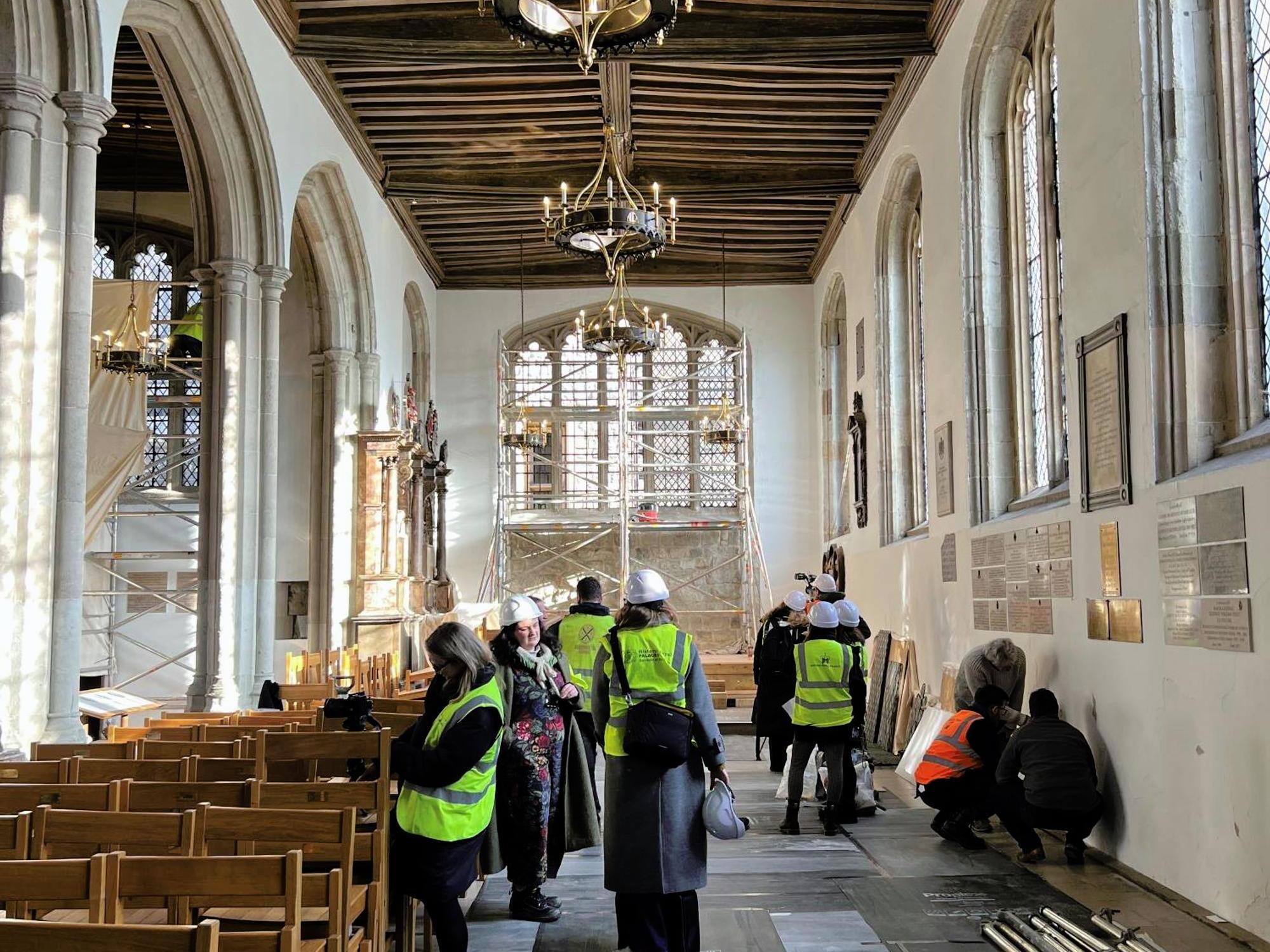 St Peter Ad Vincula, inside the chapel.JPG