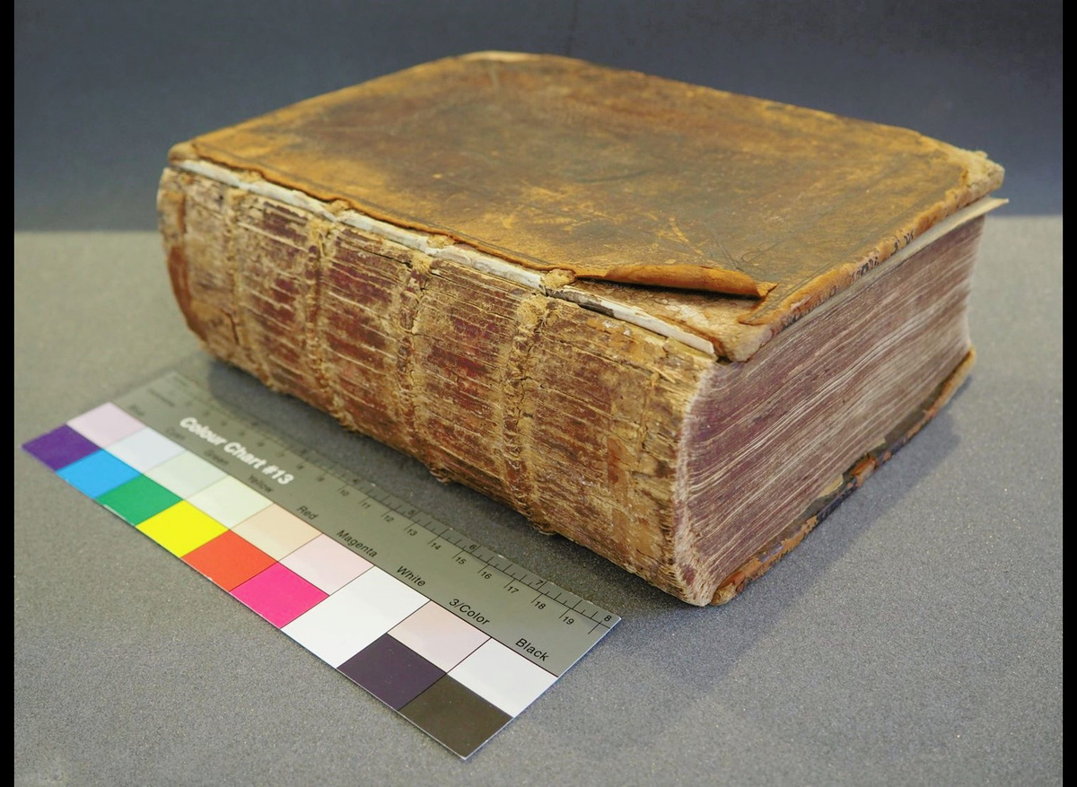 Pickering Donation Book, a compendium of four printed books – Prayers, Bible, Concordance and Psalms (1750?)