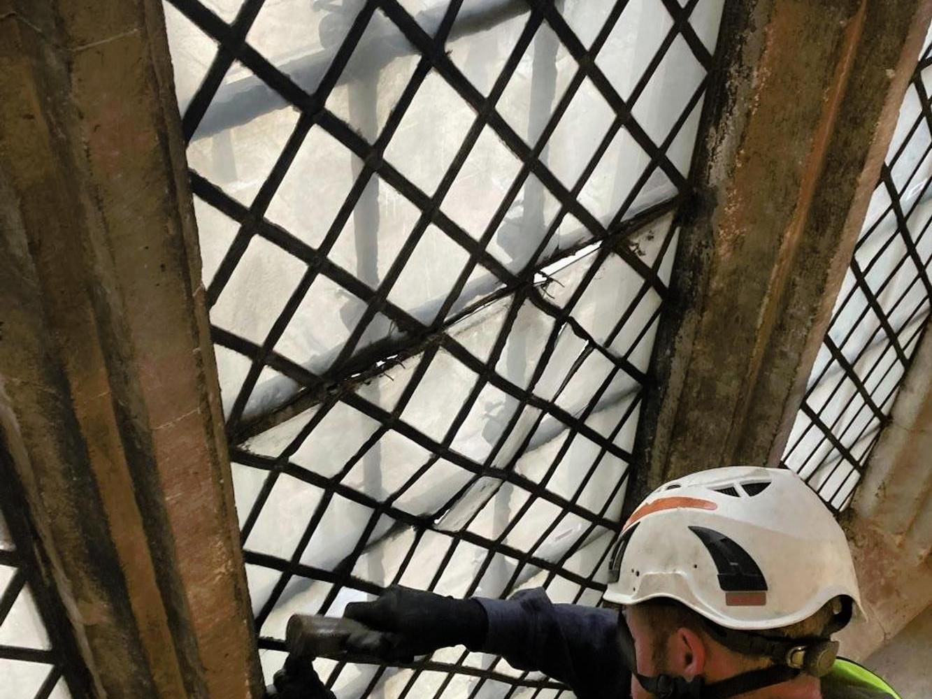 St Peter Ad Vincula, window removal 1.jpg