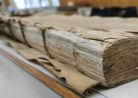 book and paper conservation reshaping spine with japanese tissue linings credit Anna Gallway.jpg