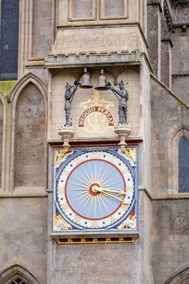 Wells Cathedral’s famous medieval clock has been restored