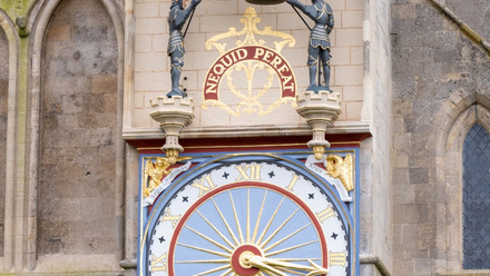Image 1 The restored medieval clock face of Wells Cathedral. Copyright  Wells Cathedral.jpg
