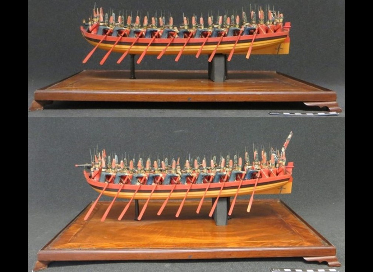 Conservation treatment of numerous objects for display in new galleries, National Army Museum, 2012