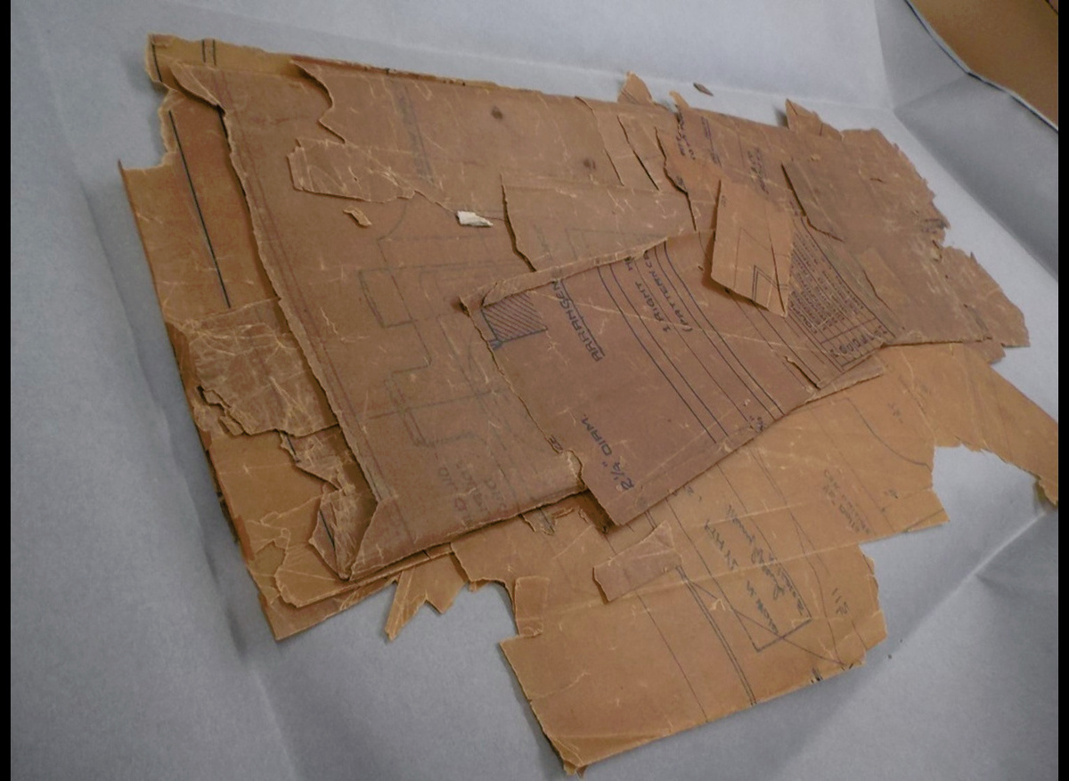 Fragile Tracings / Dargopiau Bregys, Rhyl Steam Preservation Trust. Before Conservation: 