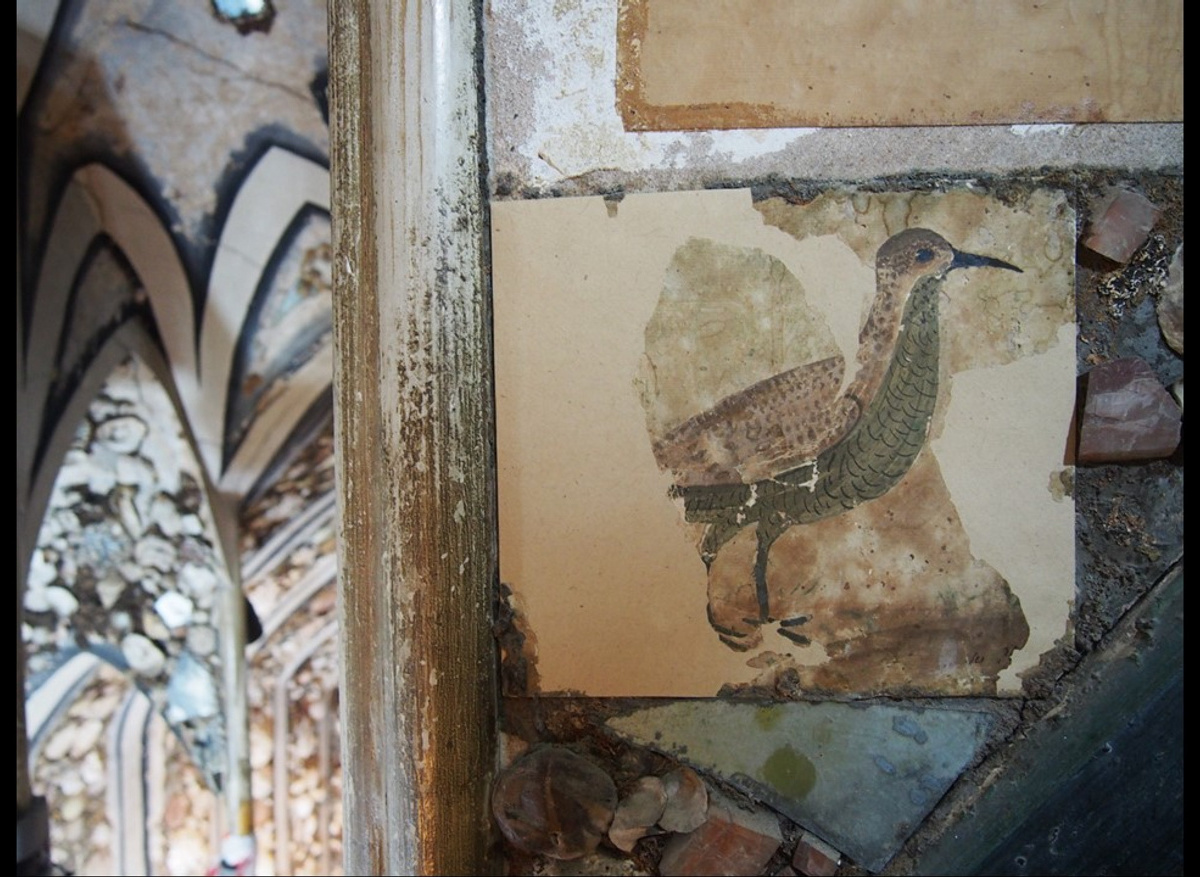 Watercolour W10, Shell Gallery, A la Ronde