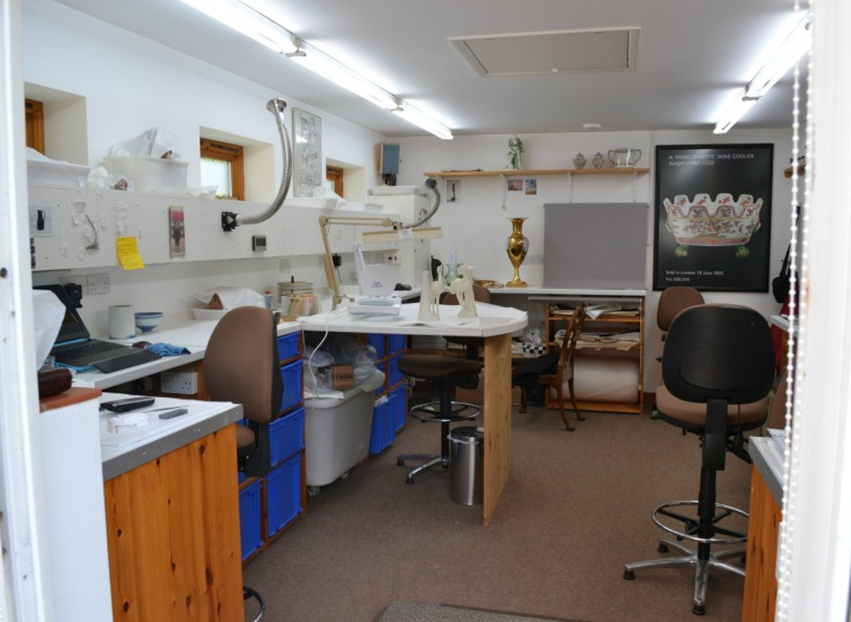 Interior image of the main studio
