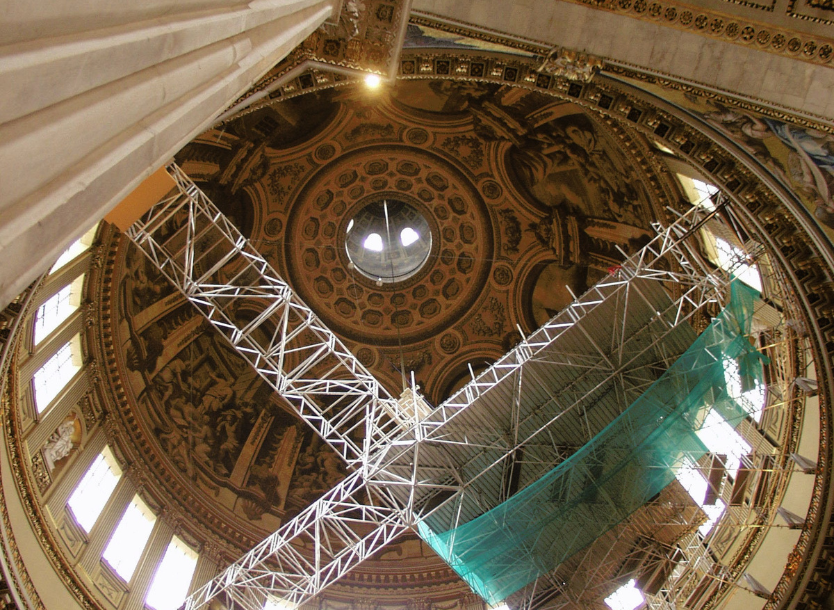 Conservation of the 18th-century scheme of wall paintings by Sir James Thornhill in the dome of St Paul’s Cathedral