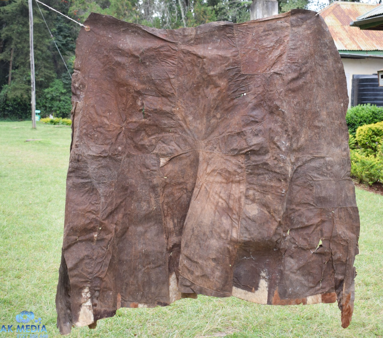 ceremonial object leather etnoghraphy kenya tru vue grant