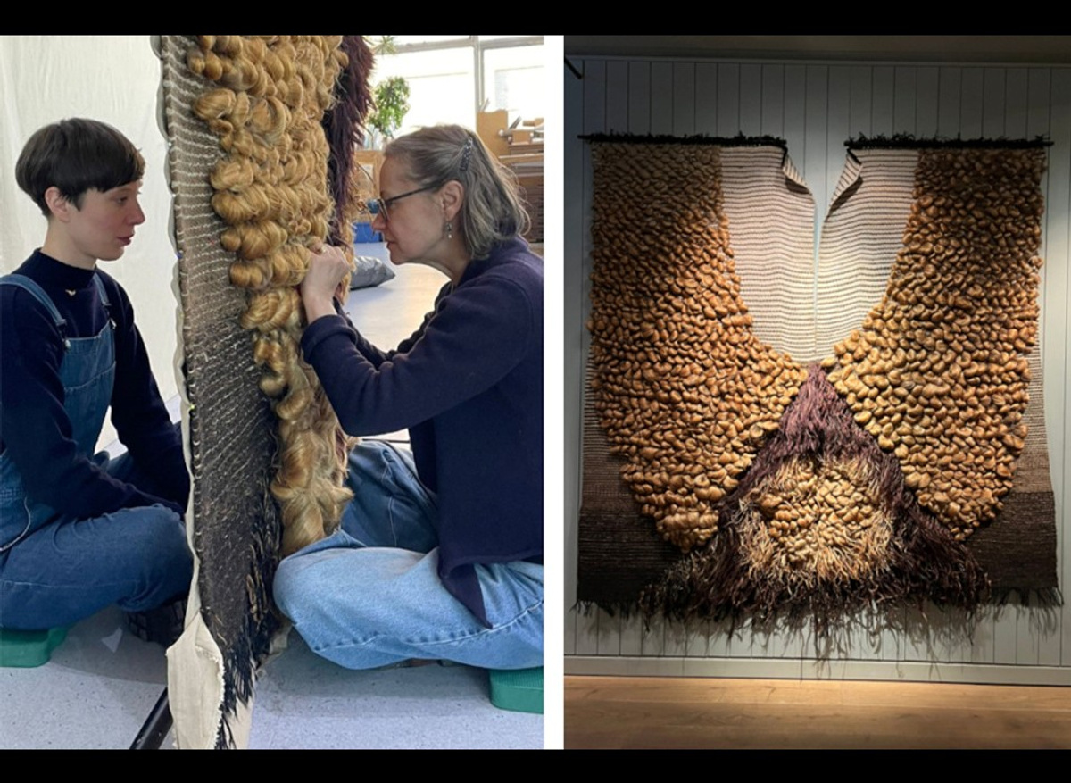 ‘Dream Revealed’ tapestry, Tadek Beutlich: On and Off the Loom exhibition, Ditchling Museum of Craft
