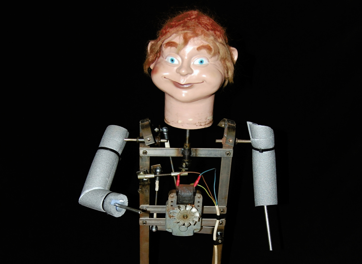 Holburn Ice Cream Boy Automaton – during conservation