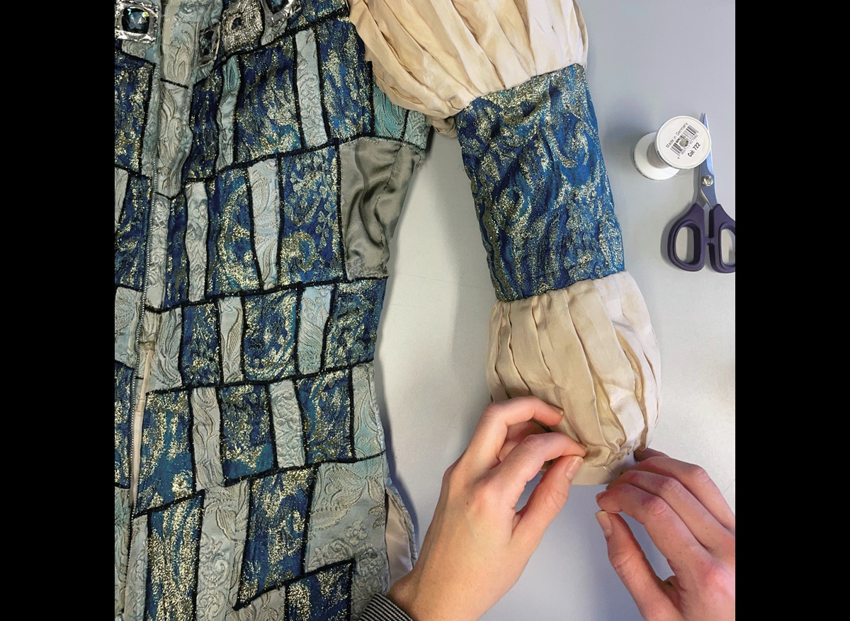 Detail of a Tunic worn by Rudolf Nureyev as Romeo in The Royal Ballet Production of ‘Romeo & Juliet’