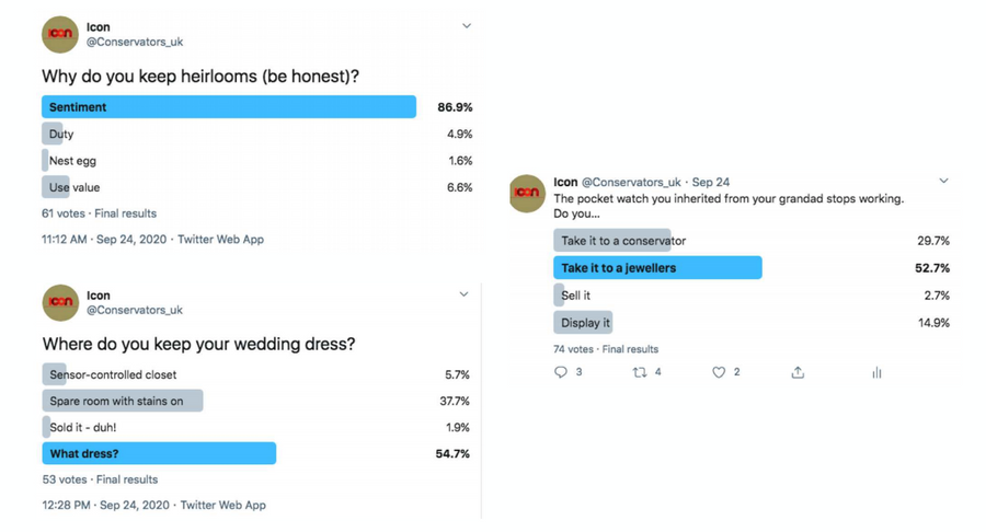 Three Twitter polls on conservation