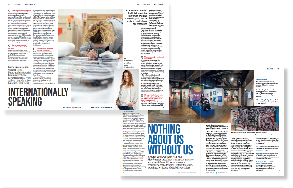 Iconnect issue 1 jan 2023 - exhibition article spread.png