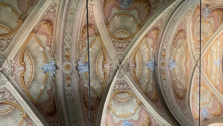 heritage building arches ceiling painted.jpg