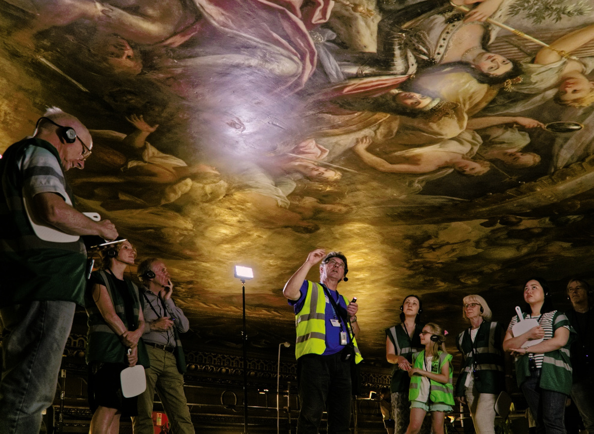 Old Royal Naval College, Greenwich: conservation of the 18th-century scheme of wall paintings by Sir James Thornhill in the Painted Hall