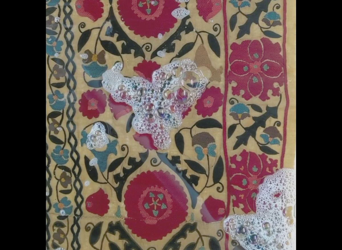 Wet Cleaning a Suzani
