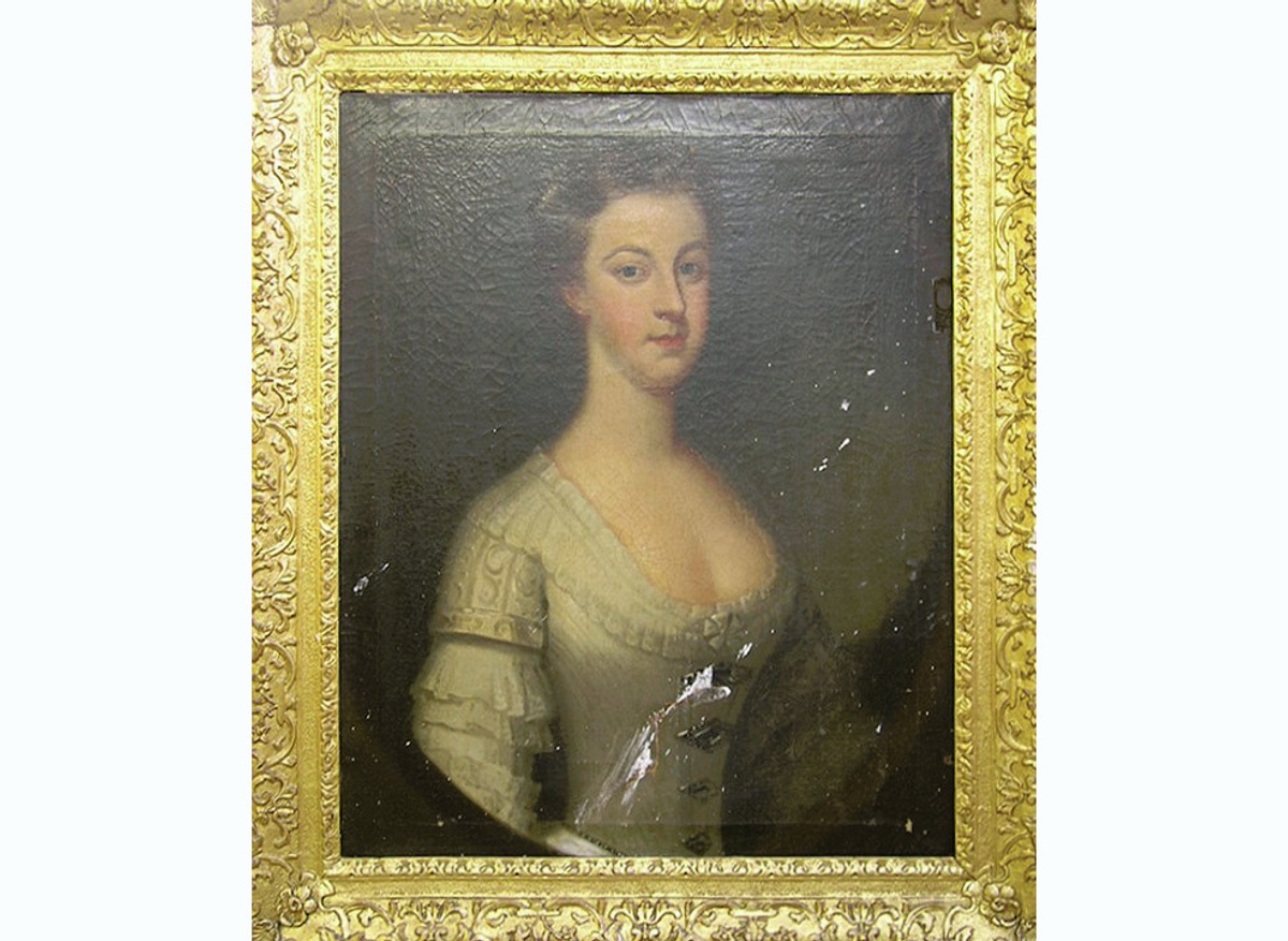 Portrait of a Woman - before treatment.