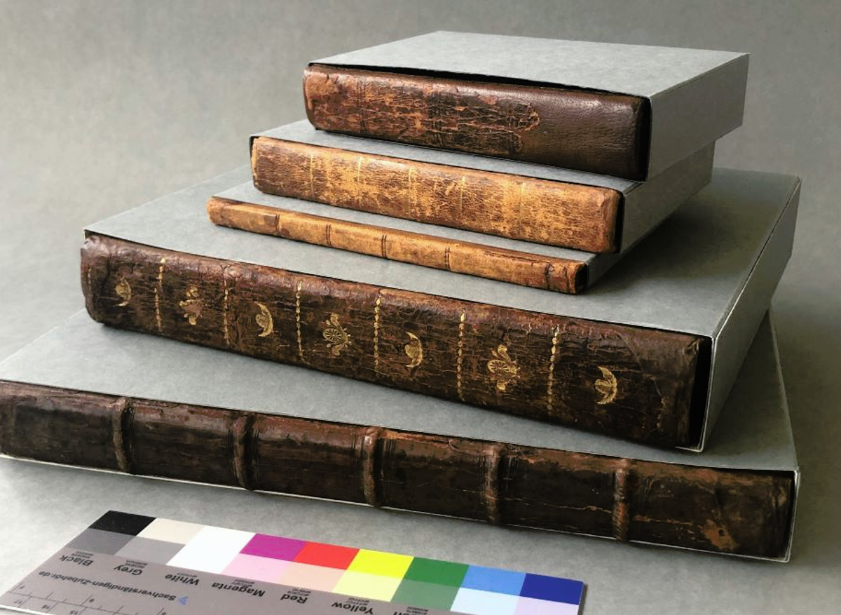 Library books