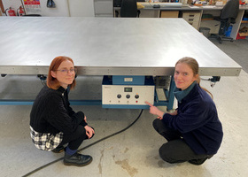 Ukrainian Conservators willard suction table.jpg