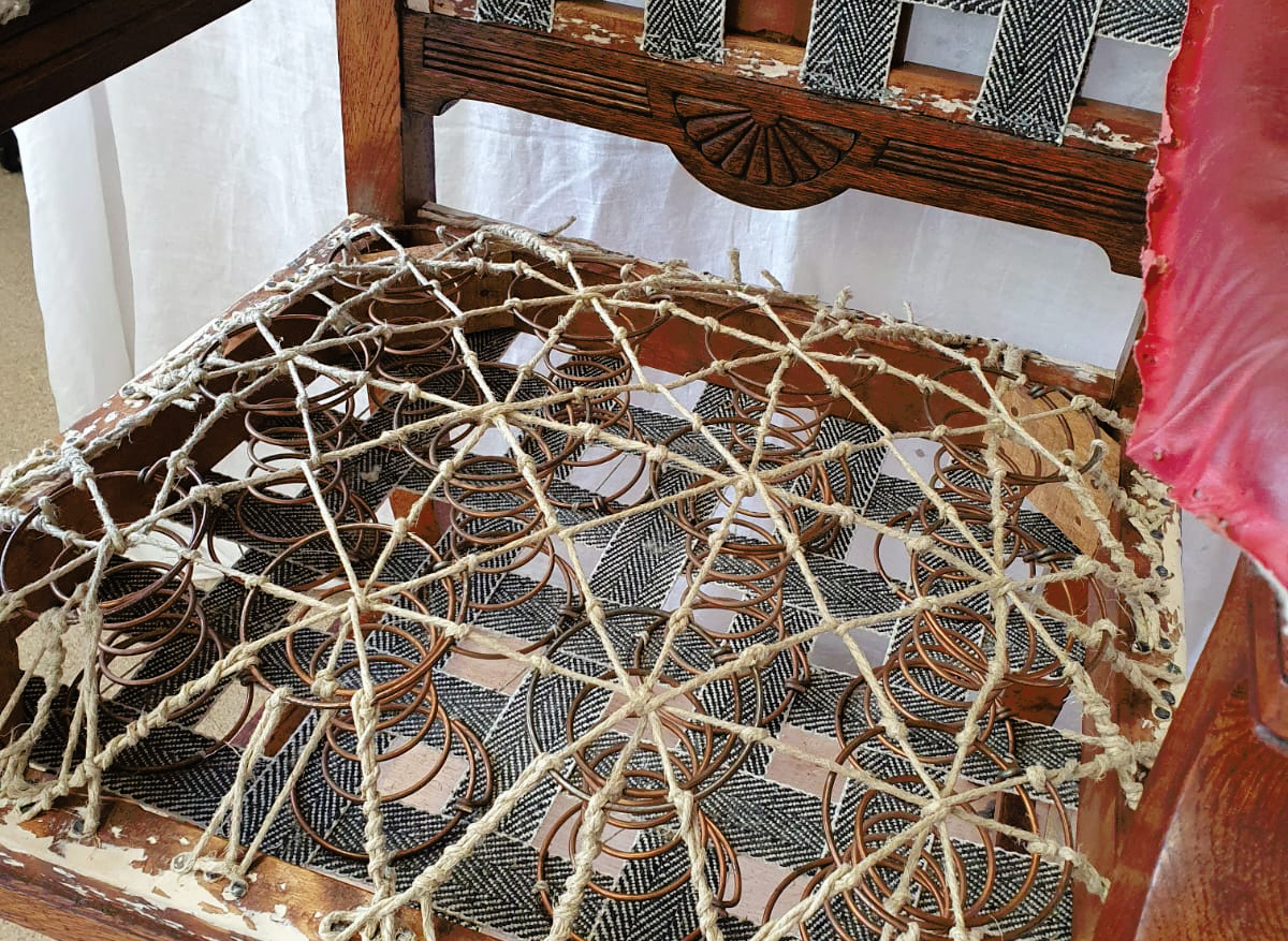 Chair conservation and re-upholstery