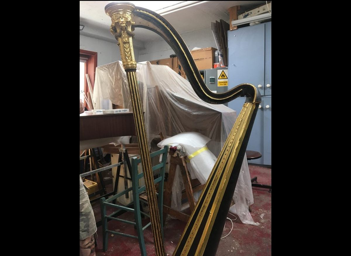 Erhard, 19th Century single action harp