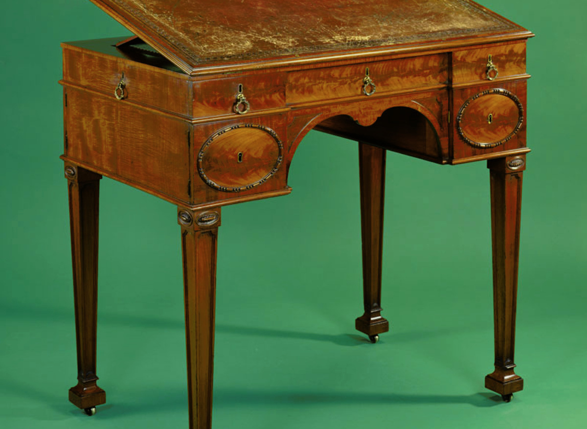 Chippendale mahogany artist’s table, Nostell Priory, The National Trust