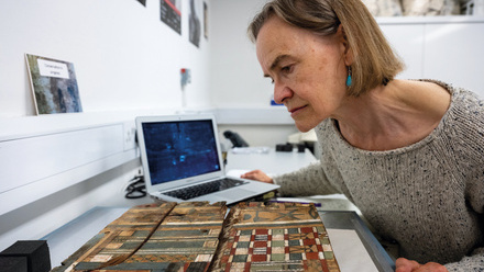 JD_examining coffin_03 © The Fitzwilliam Museum, Cambridge.jpg