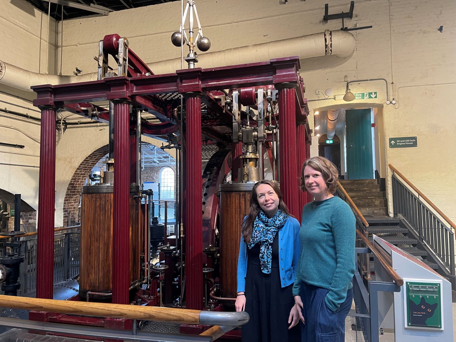 Emma Jhita with Hannah Harte ACR at the London Museum of Water & Steam 1.jpg